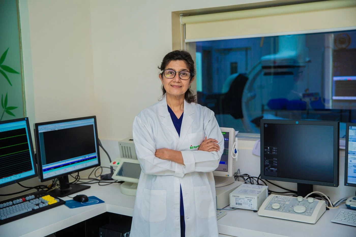 Real stock photograph of a healthcare professional in Delhi, India