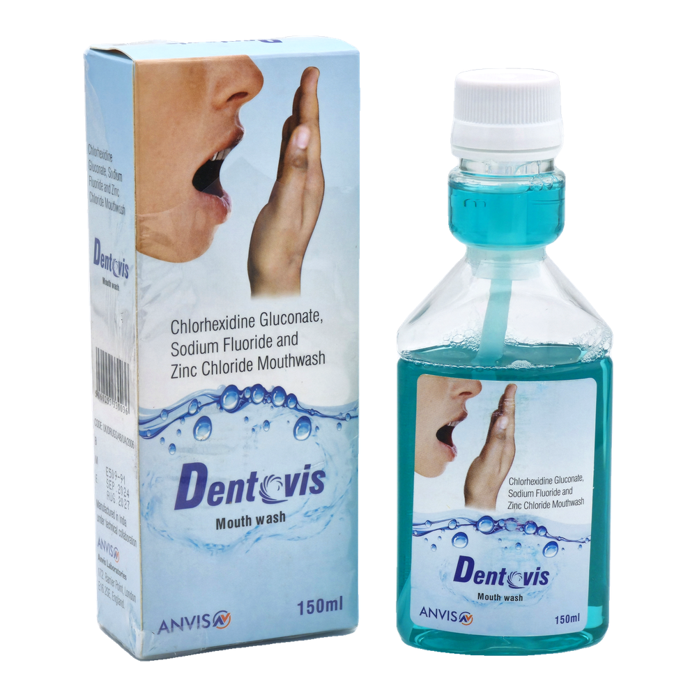 Dentovis by ANVIS, original carton with bottle outside the box