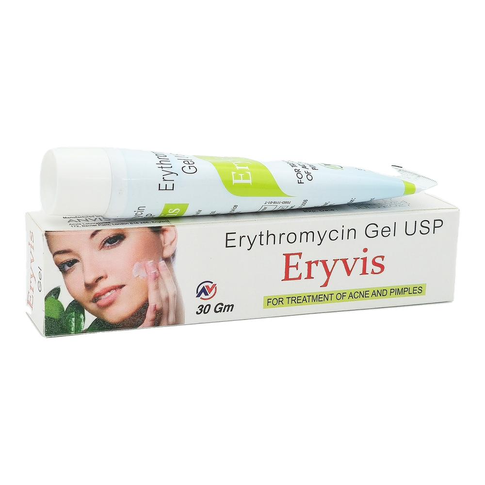 Eryvis Gel by ANVIS, original carton with tube outside the box